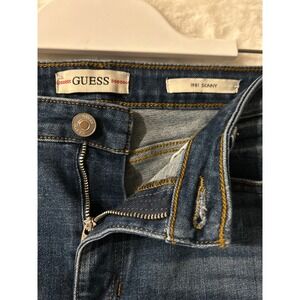 Guess 1981 Skinny Jeans Dark Wash Denim W8BA84D4LU1 Size 30
